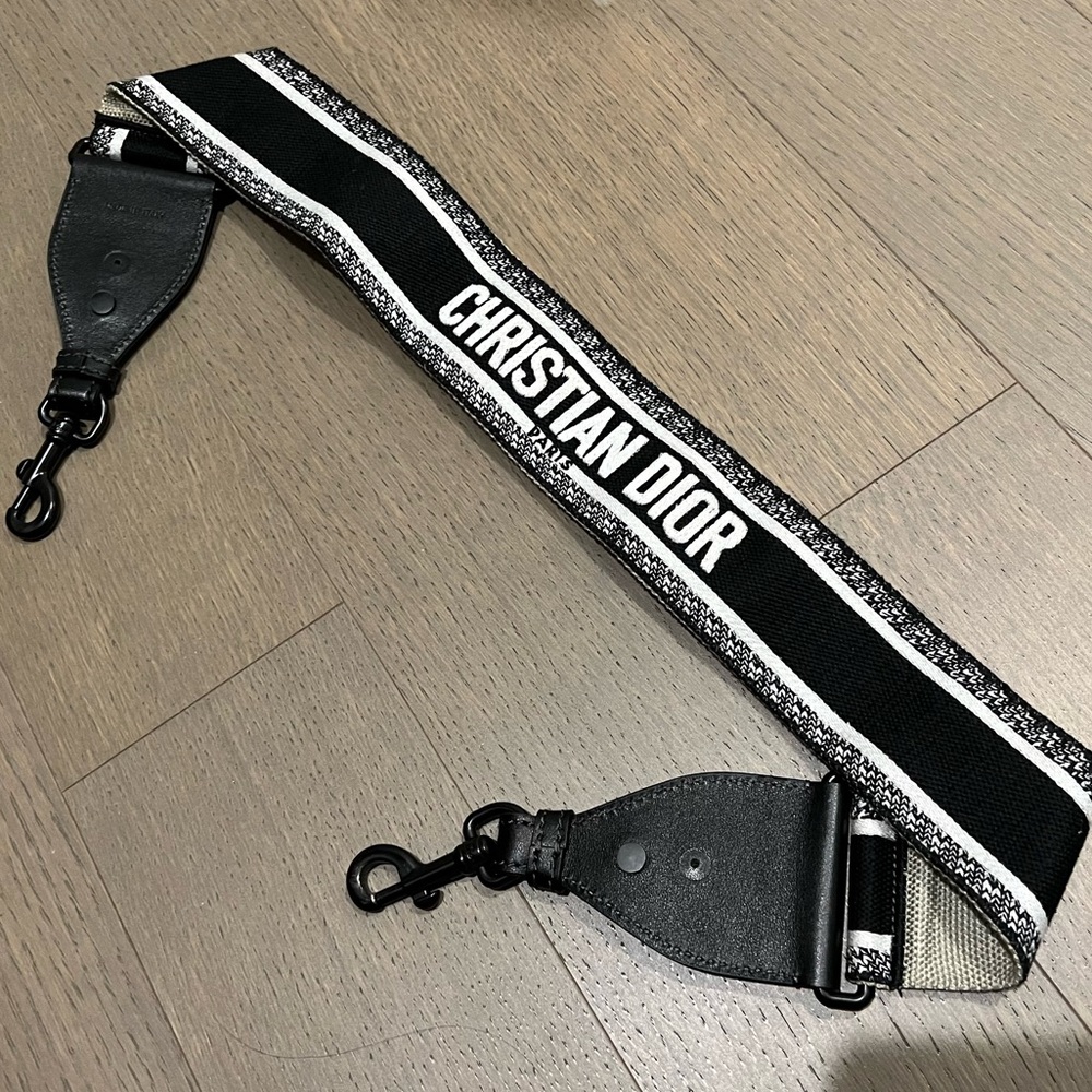 Christian Dior Shoulder Strap with Hook (Black)